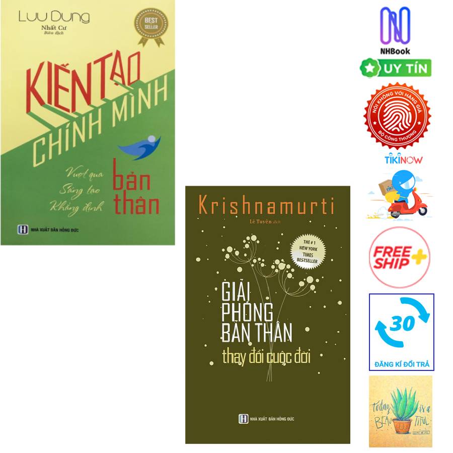 Combo Kiến Tạo Chính Mình Và Giải Phóng Bản Thân Thay Đổi Cuộc Đời