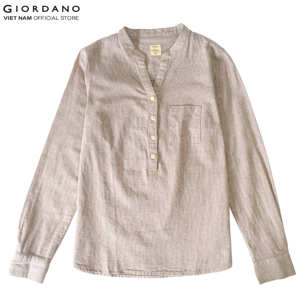 Áo Sơ Mi Linen Nữ Giordano 05340005