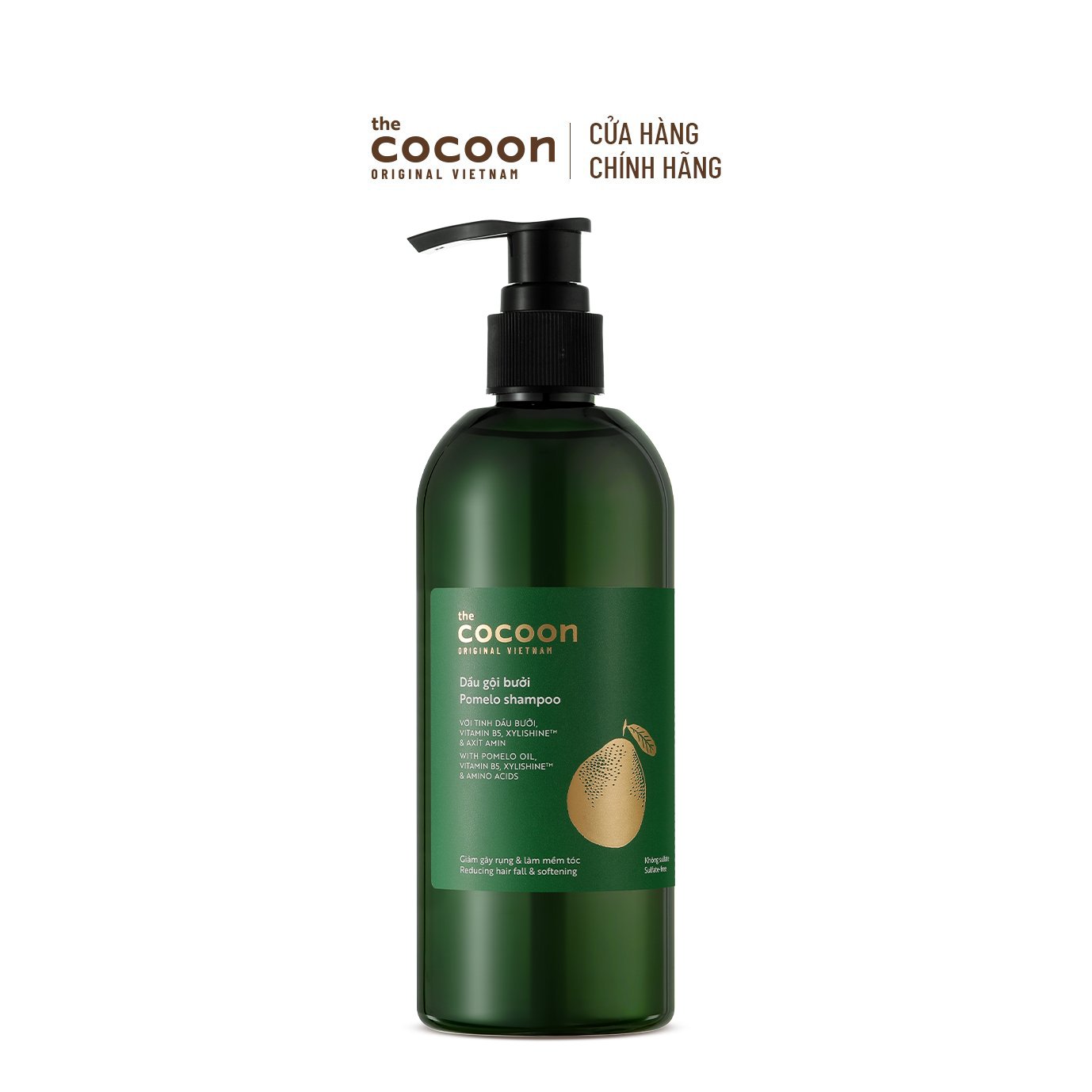 SPECIAL COMBO gội xả bưởi không sulfate giảm gãy rụng tóc Cocoon - tặng 1 Serum Sachi phục hồi tóc Cocoon 70ml