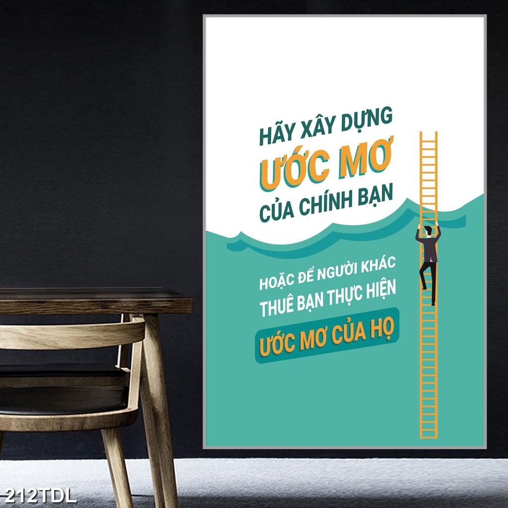 DECAL SLOGAN HÃY XÂY DỰNG ƯỚC MƠ CỦA CHÍNH BẠN...