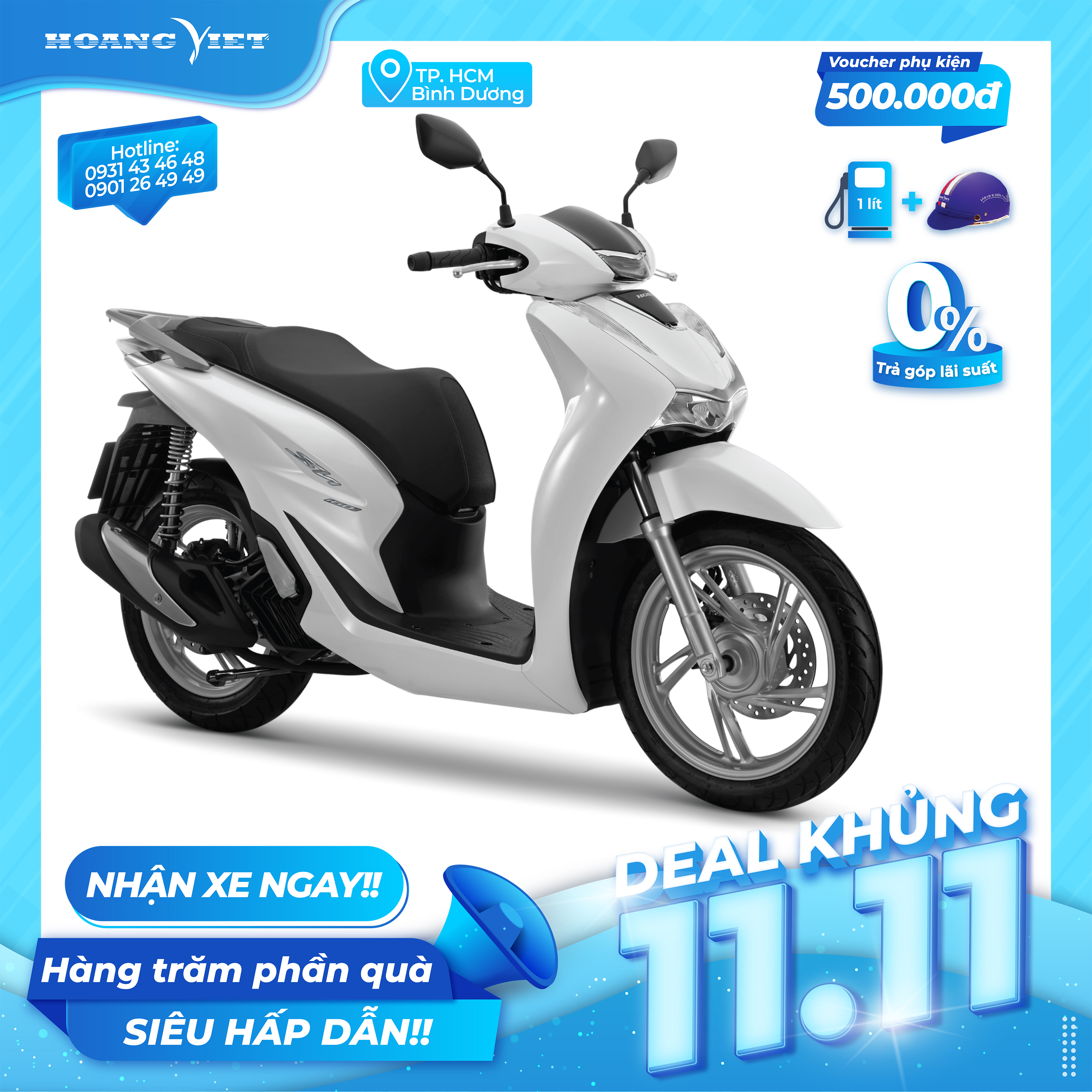 Xe Máy Honda SH 160i 2024 - Phiên Bản Tiêu Chuẩn