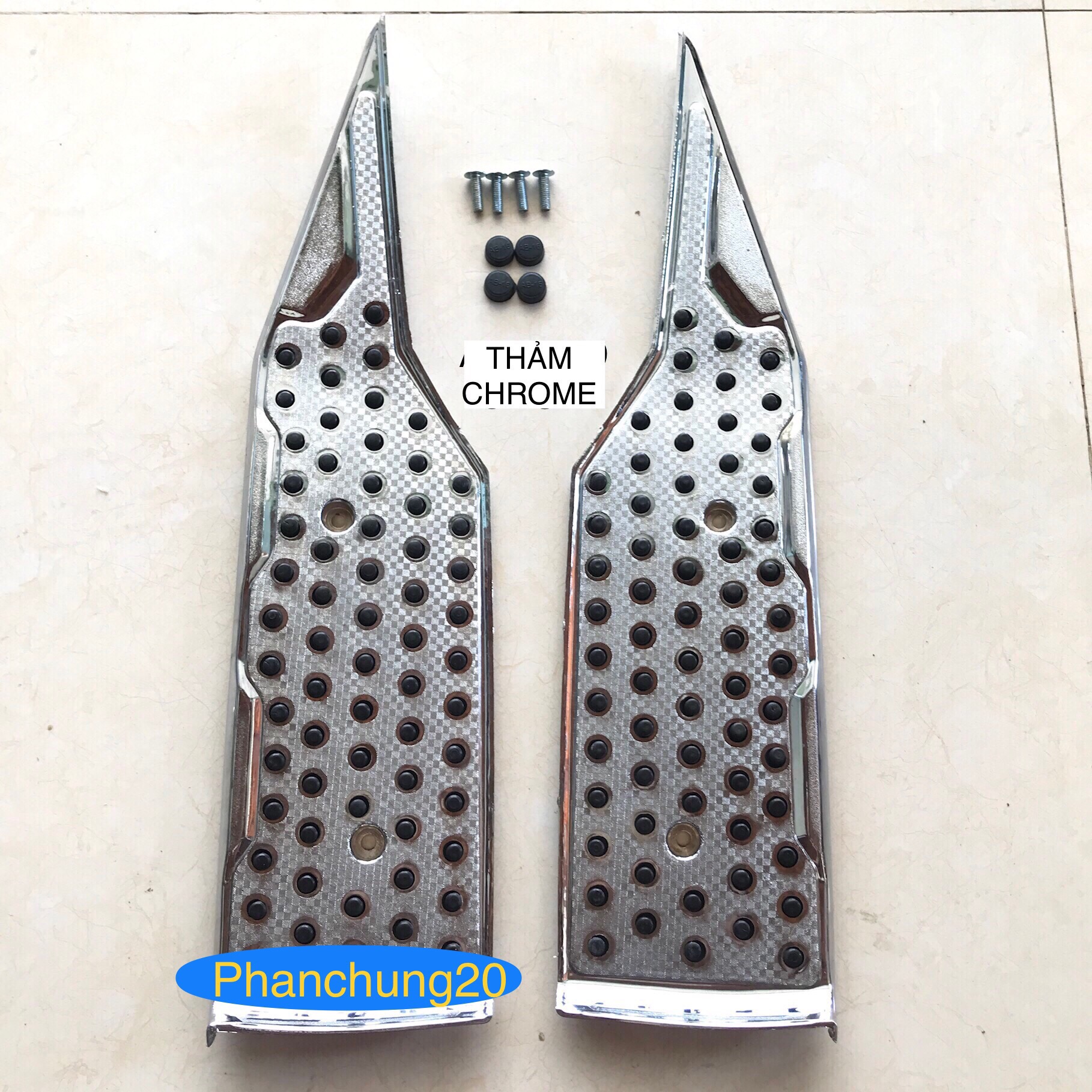 THẢM CHÂN DÙNG CHO ĐỜI XE AB 2016 2017 2018 2019 CROM