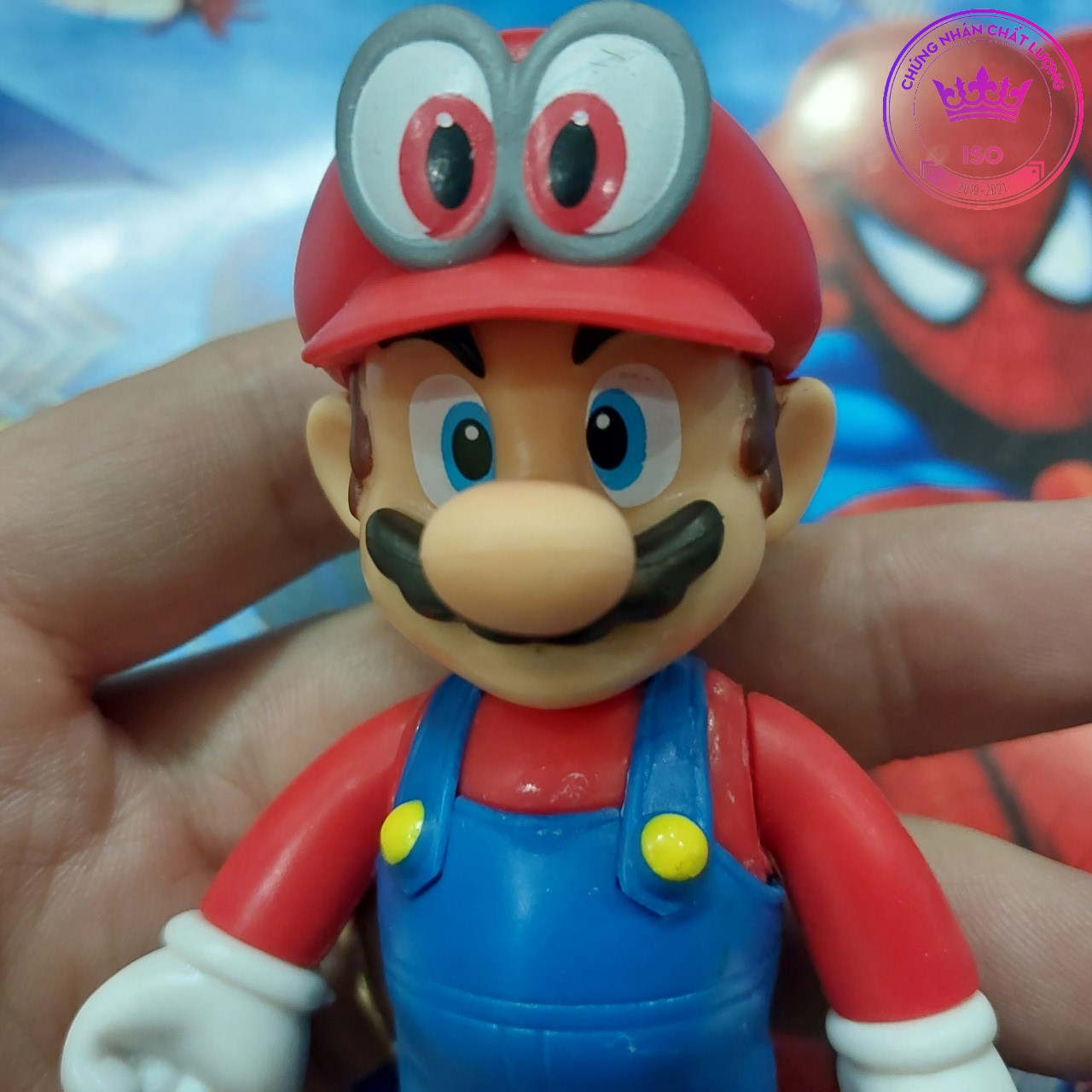 Mô hình super mario Nitendo Nón coppy năng lực Nấm đỏ 1765 D2 2