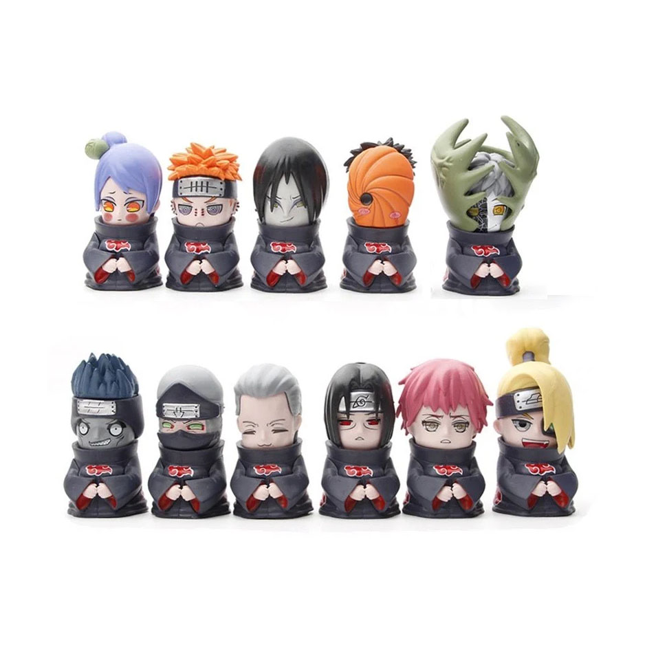 Mô hình Naruto - Akatsuki ( bộ 11 nhân vật )