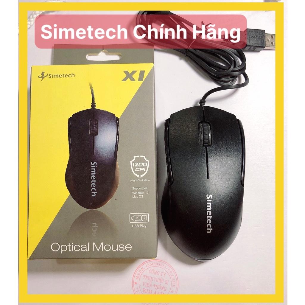 Chuột vi tính có dây Simetech X1, Hàng Chính Hãng bảo hành 12 tháng