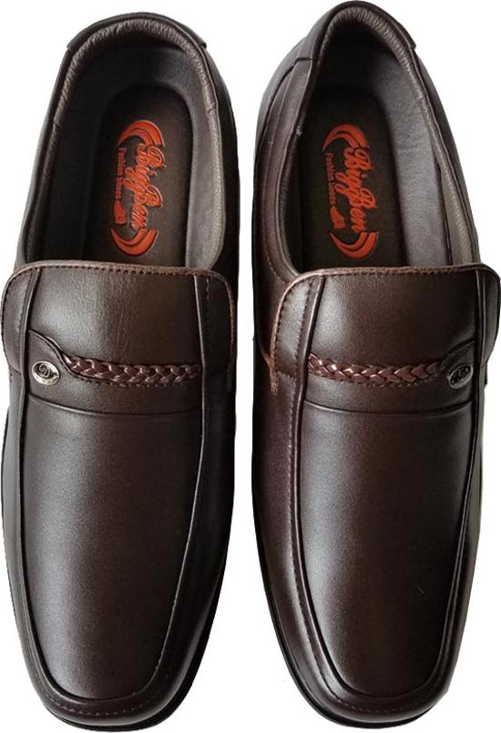 Giày Tây Nam Tăng Chiều Cao BiGGBEN Da Bò Thật GT128