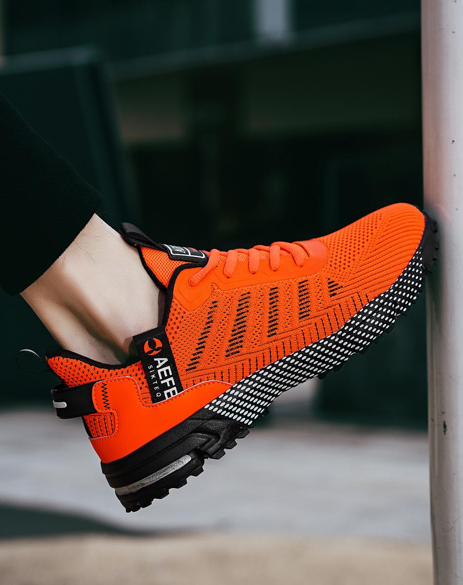 Giày chạy bộ nam, giày thể thao ngoài trời Color: orange 7759 Shoe Size: '47