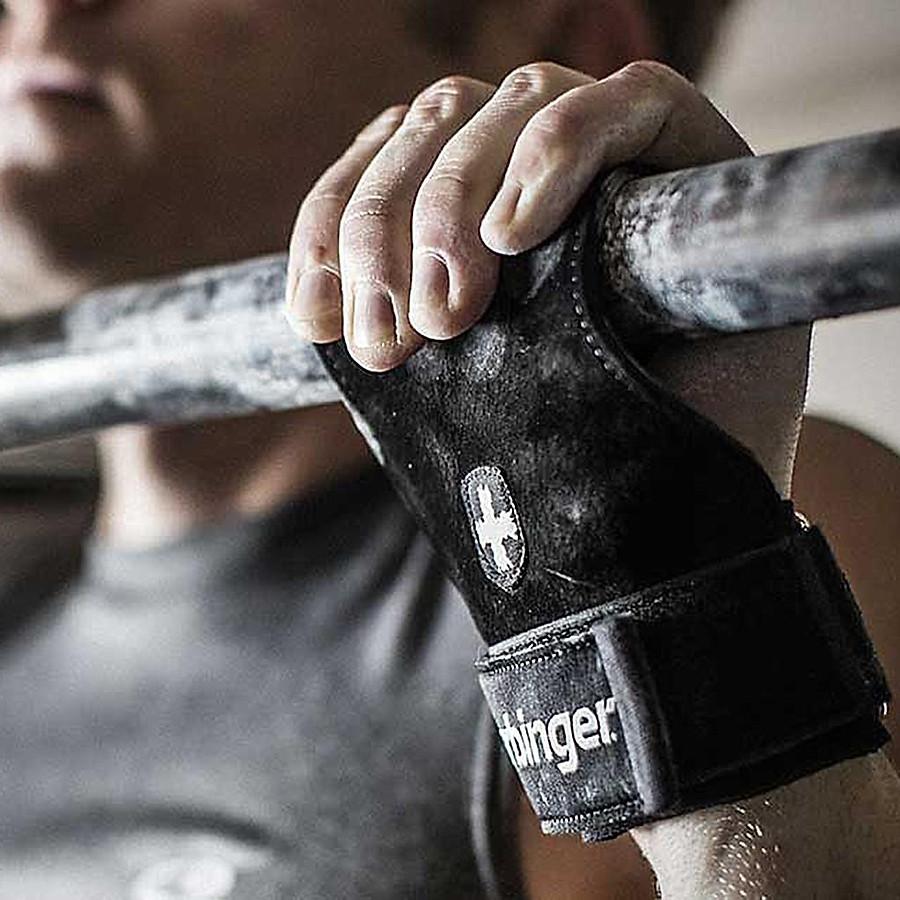 Dây hỗ trợ tập gym unisex Harbinger Lifting Grips_Black