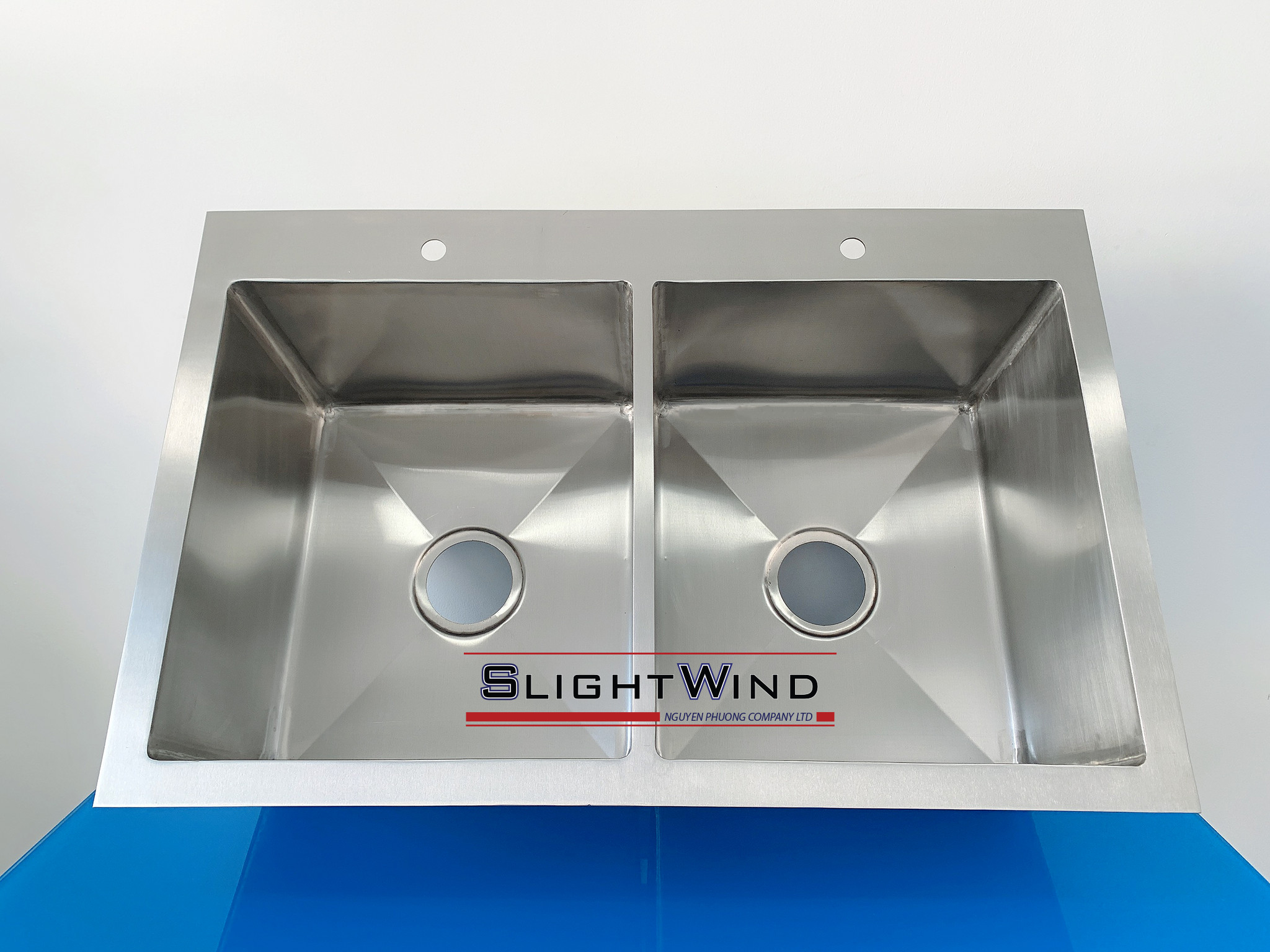 CHẬU/BỒN RỬA CHÉN BÁT 2 NGĂN INOX SLIGHTWIND - HÀNG CHÍNH HÃNG