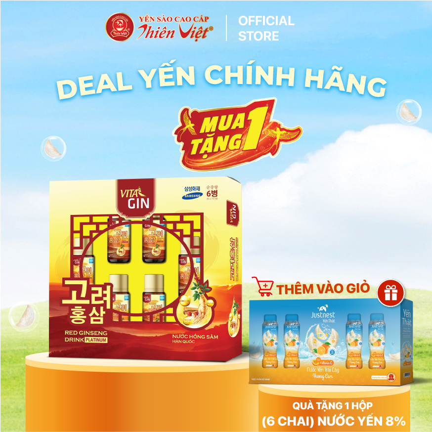 Nước Hồng Sâm Hàn Quốc VITAL GIN PLATINUM