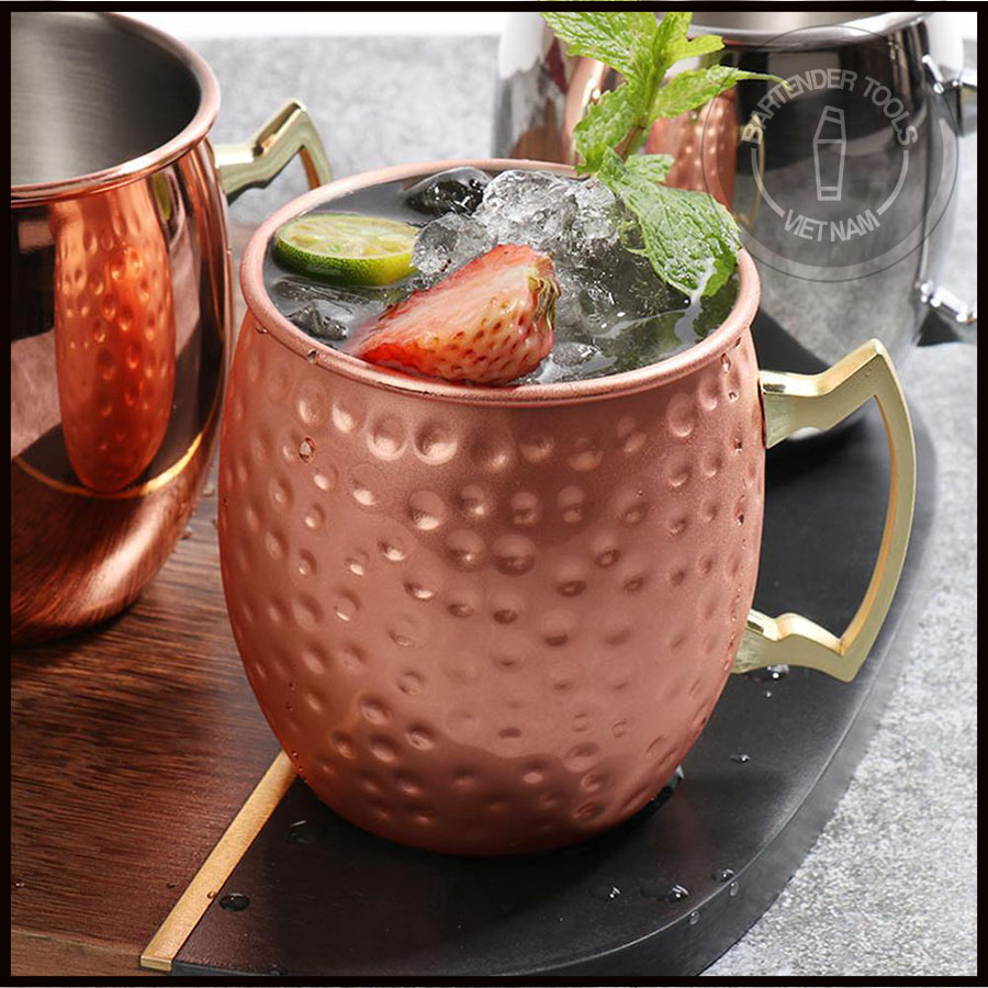 Mug Cup - Ly cocktail inox tổ ong