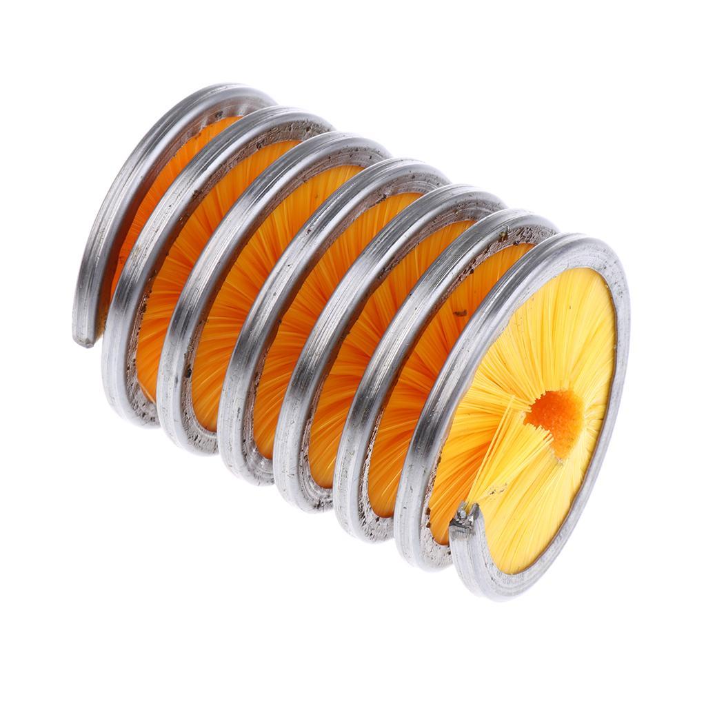2pcs/set Black & Yellow Durable Cleaning Brush for 8mm to 13mm Diameter Climbing Rope Cord
