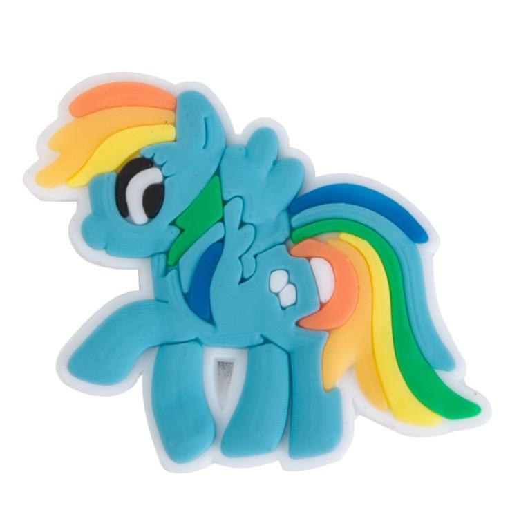 HN * Charm kỳ lân Pony bản cổ điển có thể trang trí Jibbitz, móc khóa, dán tủ lạnh, DIY