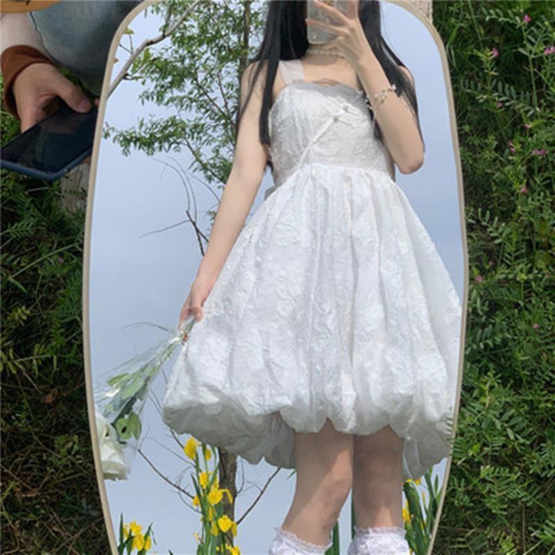 Váy công chúa hai dây dễ thương