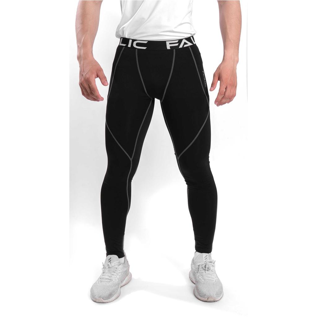 Quần giữ nhiệt nam combat pro TSLA FALIC quần legging nam form ôm co giãn tập thể thao gym đánh bóng rổ FAL2011