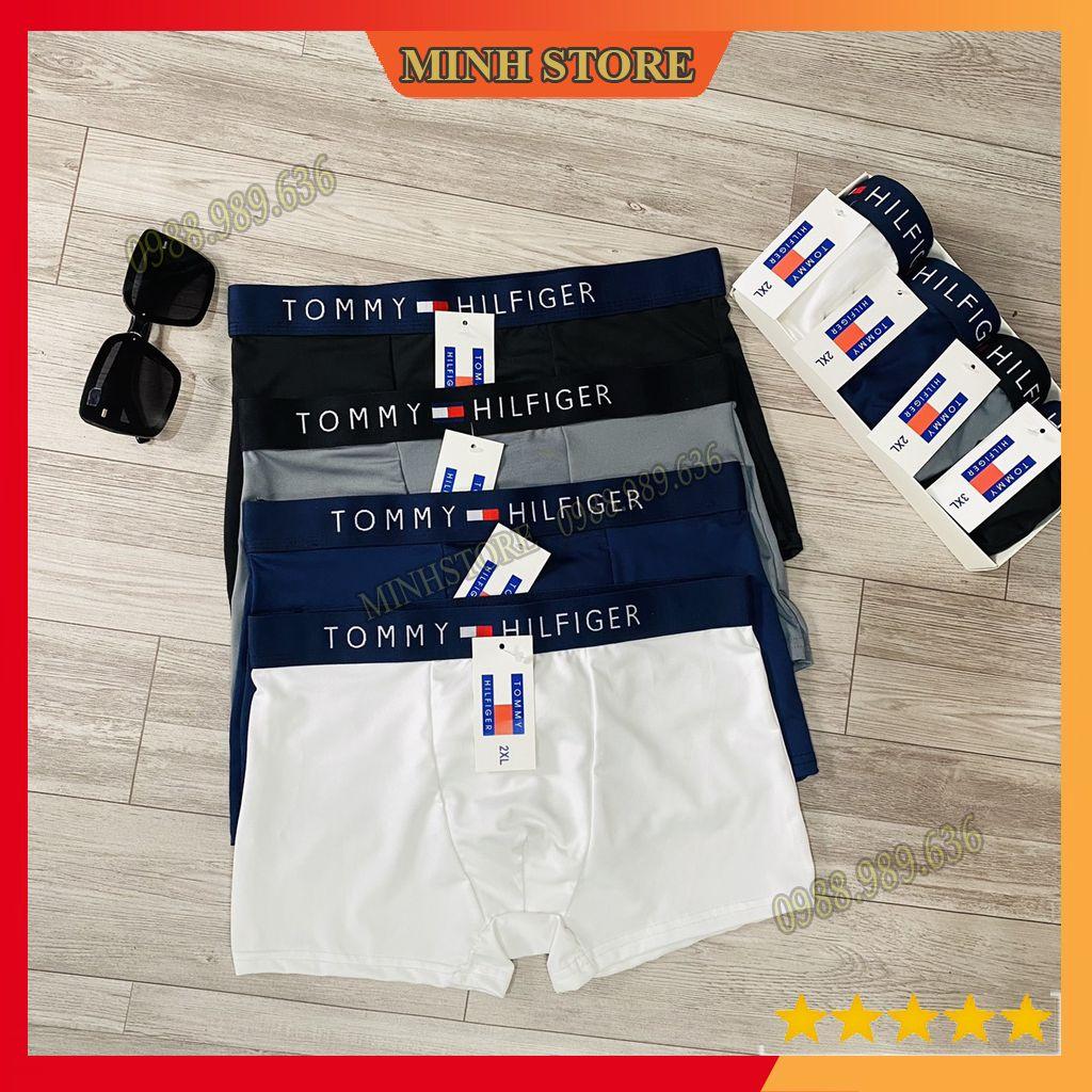 Quần lót nam boxer thun lạnh cao cấp, quần sịp đùi nam boxer co dãn 4 chiều SD05 (Che tên) - MS88