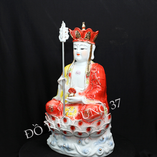 Tượng Địa Tạng Vương Bồ Tát - Men Sứ