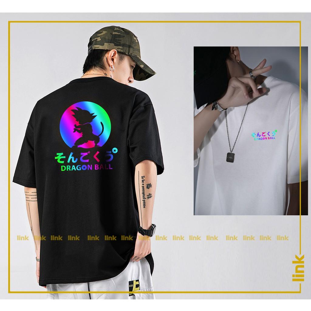 Áo nam tay lỡ phản quang SONGOKU KAMEKAMEHA tay lỡ UNISEX