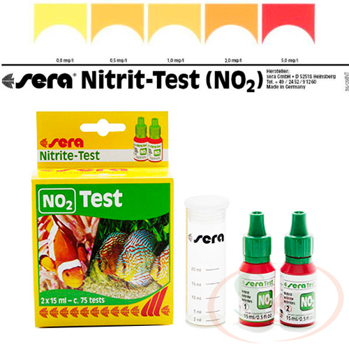 Bộ Sera No2 Test kiểm tra nitrit khí độc nitrite nước bể cá tôm tép