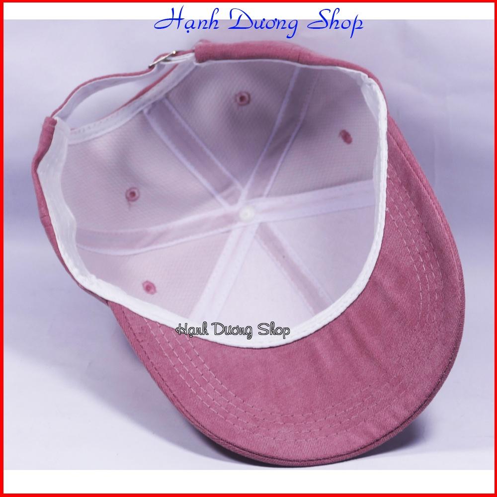 Mũ lưỡi trai ️ Nón kết thêu hình chữ chất liệu nhung cao cấp form unisex nam nữ