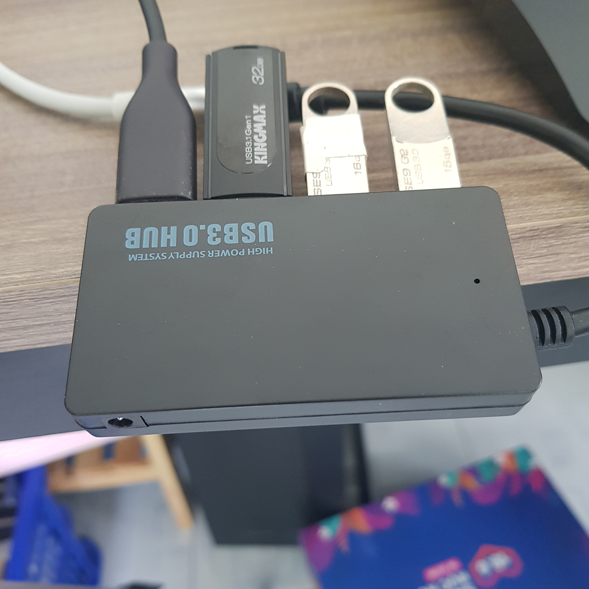 Bộ Chia USB Type C Hub 4 Cổng USB 3.0 (UC-219) - Hàng Nhập Khẩu