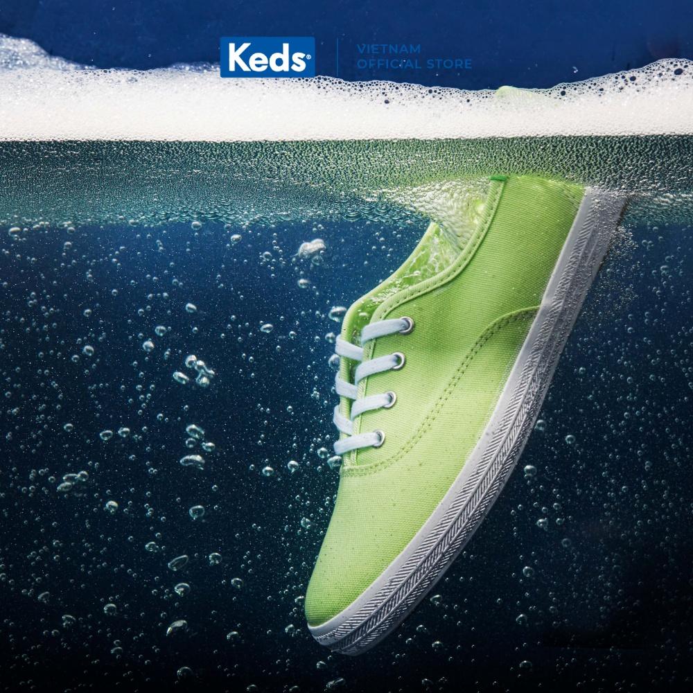 Giày Keds Nữ- Champion Seasonal Canvas Patina Green- KD065873