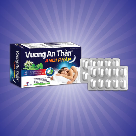 VƯƠNG AN THẦN HỖ TRỢ LÀM GIẢM TRIỆU CHỨNG MẤT NGỦ KINH NIÊN - ANDI PHÁP