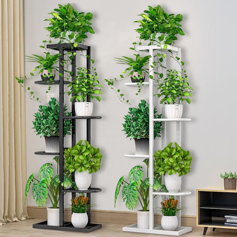 Kệ hoa trong nhà nhiều tầng, chịu lực tốt, sơn chống rỉ cao cấp, thiết kê chân tròn phong cách hiện đại nhiều kích thước