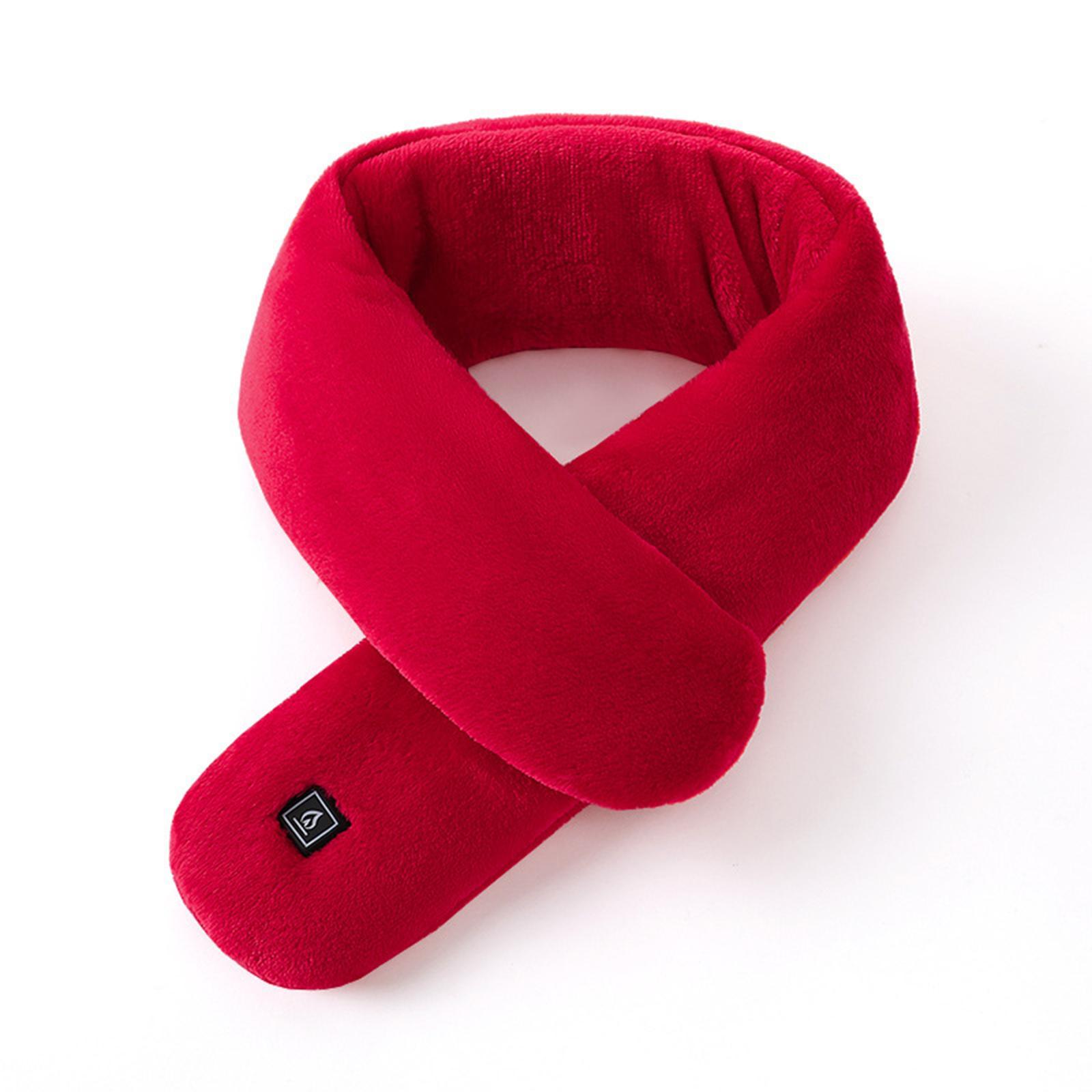 Electric Heated Scarf Shawl Neck Warmer Scarfs Neckerchief Warm Windproof USB Heating Scarf for Camping, Outdoor, Biking, Indoor, Walking