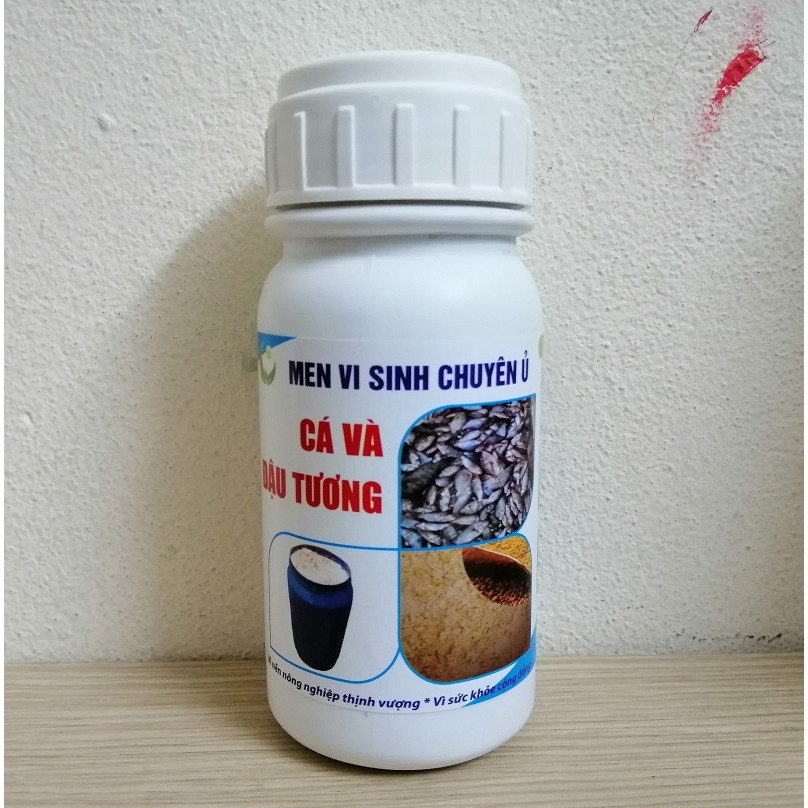 MEN VI SINH CHUYÊN Ủ CÁ VÀ ĐẬU TƯƠNG CHAI 300G