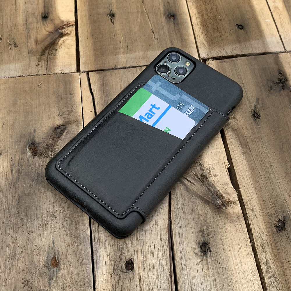 Bao da kiêm ví dành cho iPhone 11 Pro - Màu đen