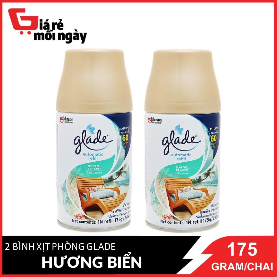 Combo 2 Bình Xịt Glade Hương Biển Phiêu Bồng 269ml /Bình x2