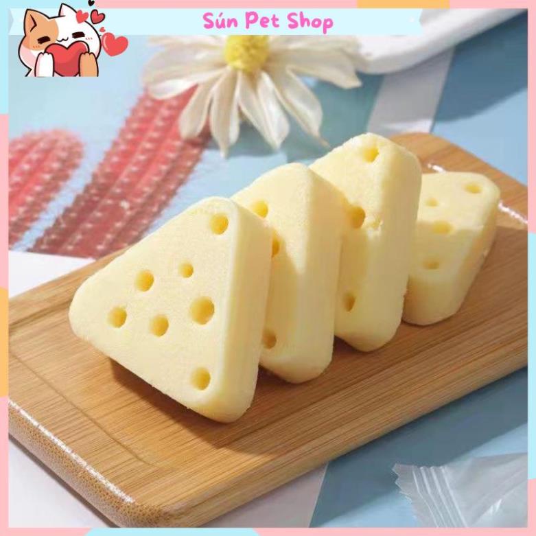 Phô mai siêu thơm ngon, béo ngậy, giàu dinh dưỡng cho chó mèo, chuột hamster