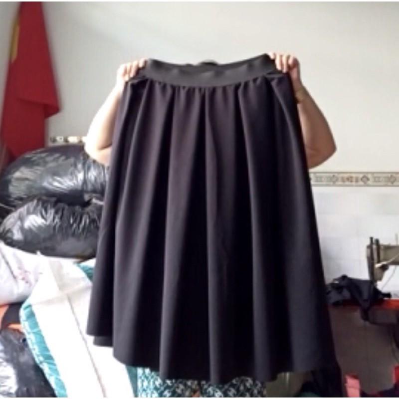 Bigsize 60-100kg chân váy xếp li dài 70cm