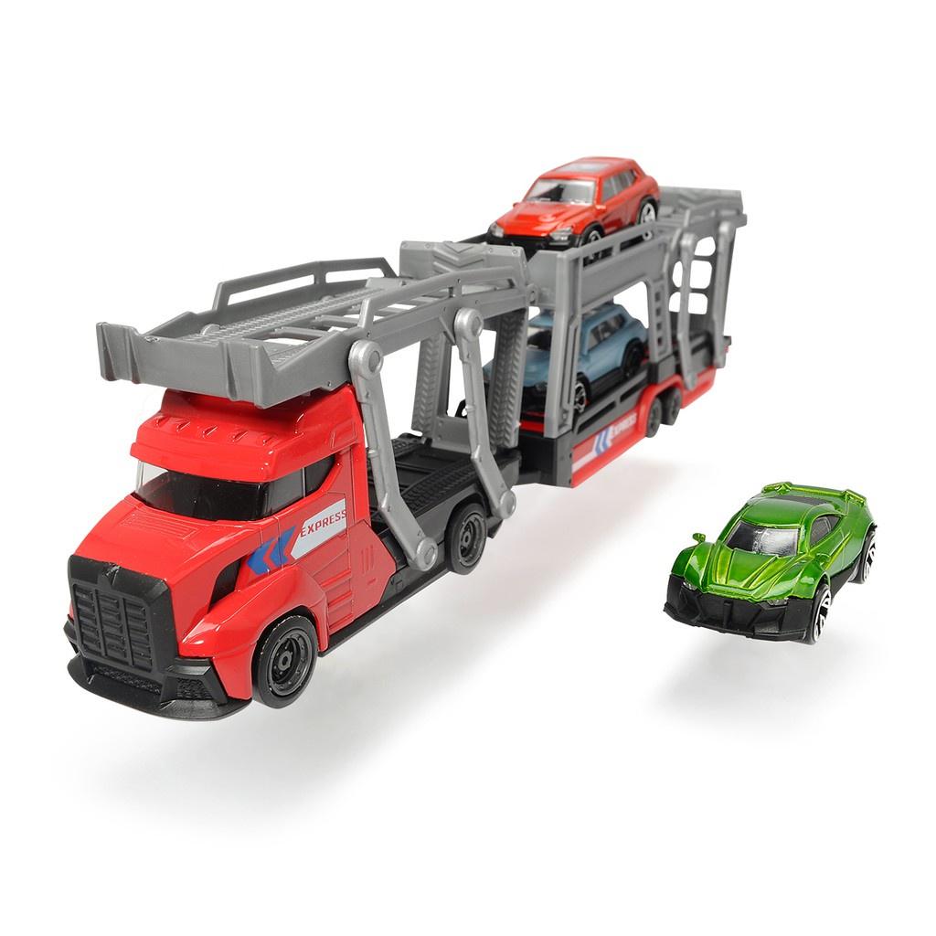 Bộ Đồ Chơi Xe Kéo Kèm 4 Ô Tô DICKIE TOYS Car Carrier 203745008