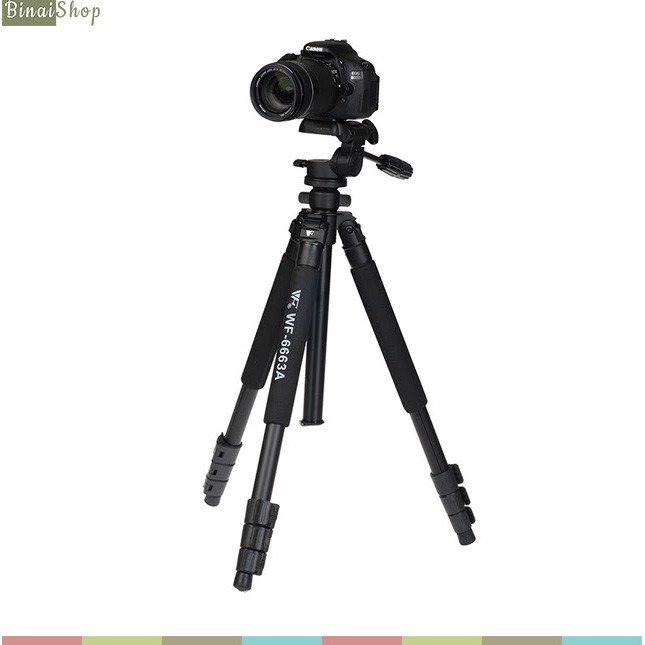 Weifeng WF-6663A - Chân Máy Ảnh Tripod- Hàng chính hãng