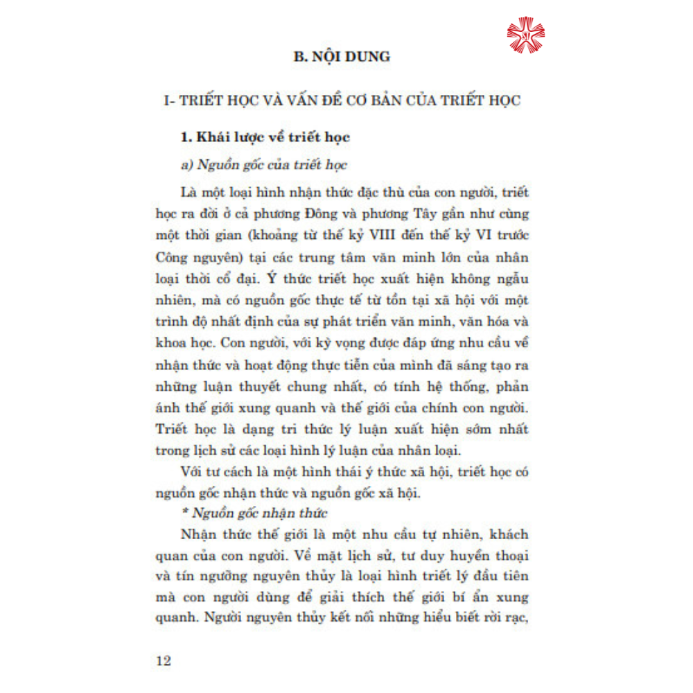 Giáo Trình Triết Học Mác - LêNin (Dành cho bậc đại học hệ không chuyên lý luận chính trị)