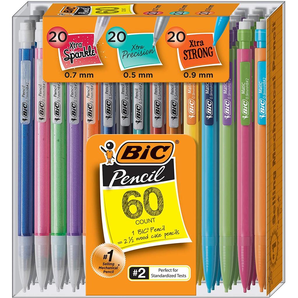 Bút chì bấm Bút Bic Mechanical Pencil Variety Pack, đủ màu sắc
