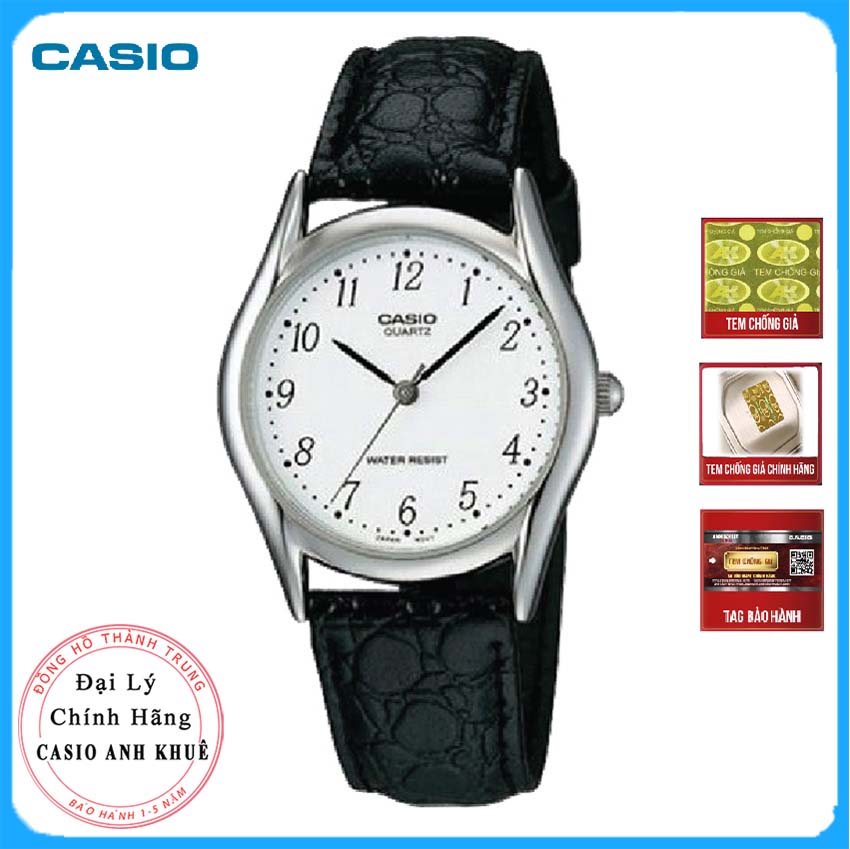 Đồng Hồ Nữ Chính Hãng Casio LTP-1094E-7B Dây Da