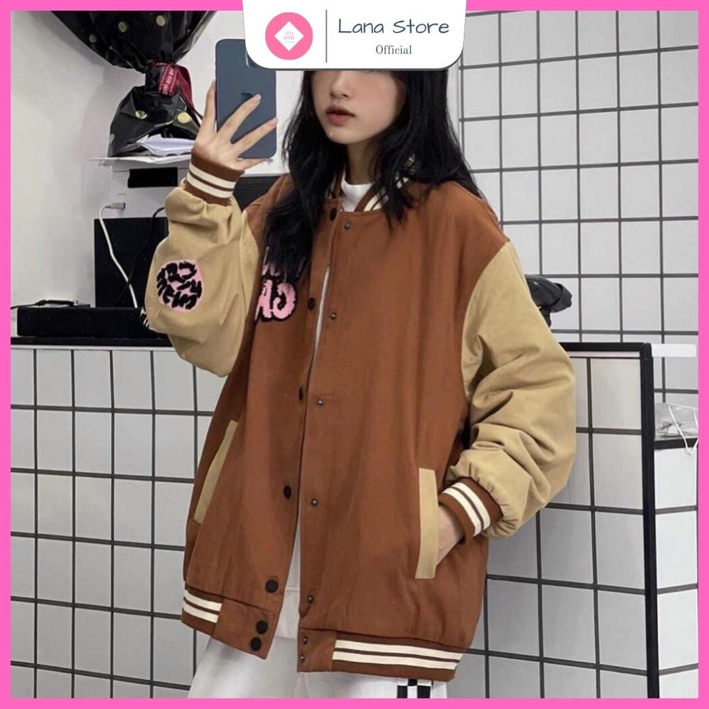 Áo Khoác Bomber Da Lộn 2 Lớp In Male Gaze Unisex Form Rộng