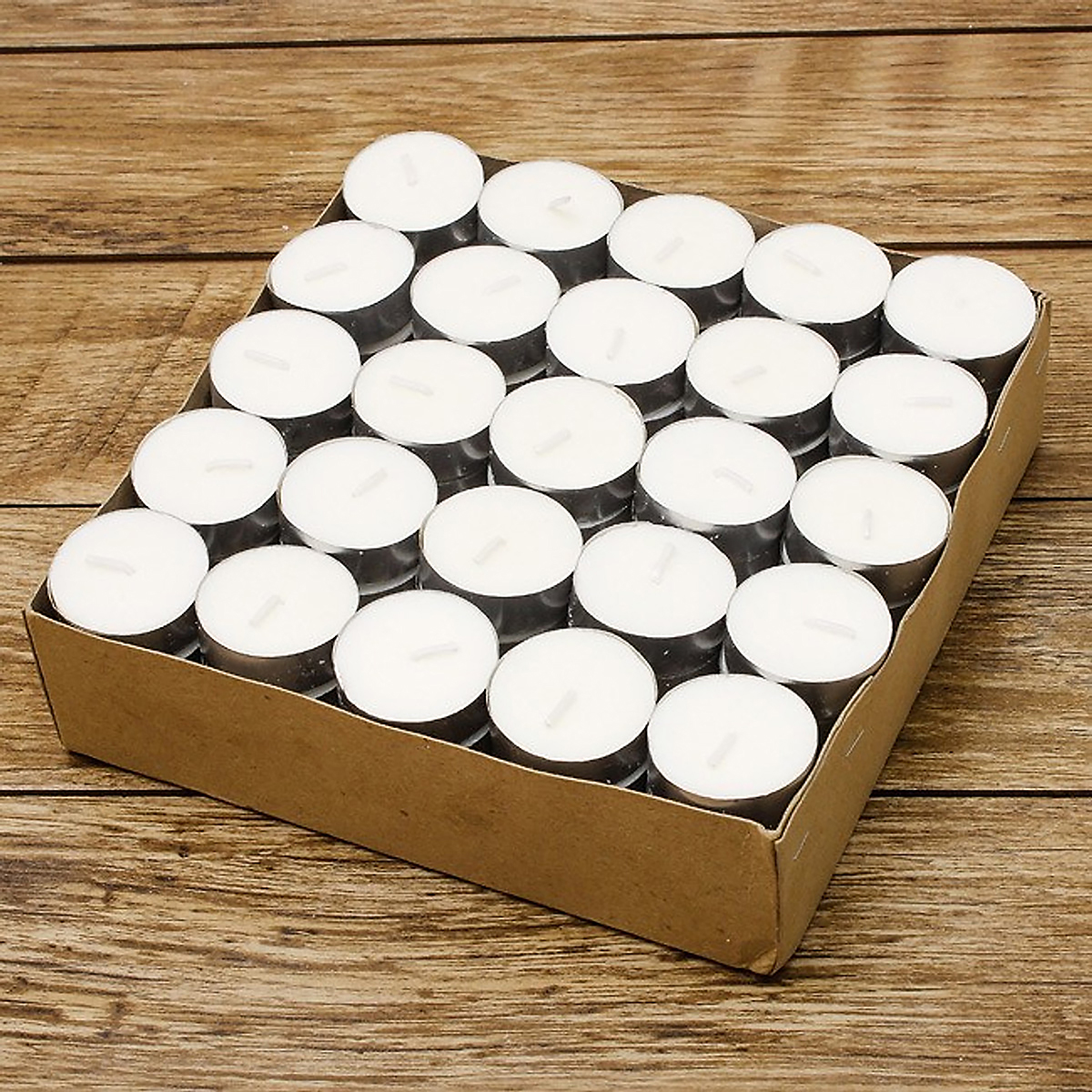 100 Viên Nến Tealight Sáp Cọ 4 giờ Lorganic An Toàn Sức Khỏe/ Dùng kết hợp đèn xông và tinh dầu/ Khử mùi và đuổi côn trùng hiệu quả.