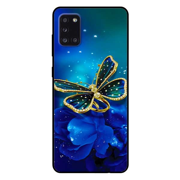 Ốp lưng dành cho Samsung A31 mẫu Bướm Xanh