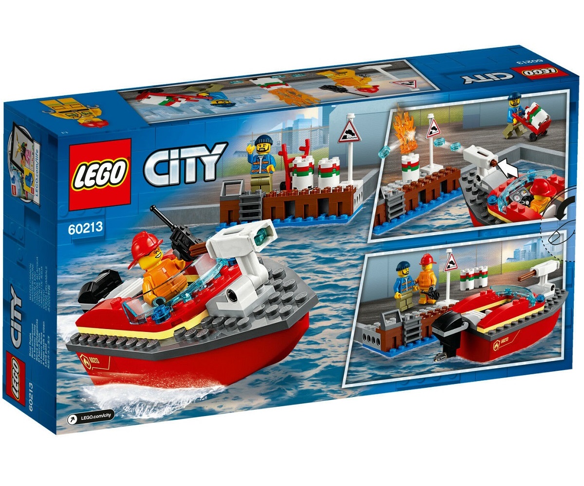 Bộ lắp ráp Cứu Hỏa Bến Tàu - LEGO City 60213