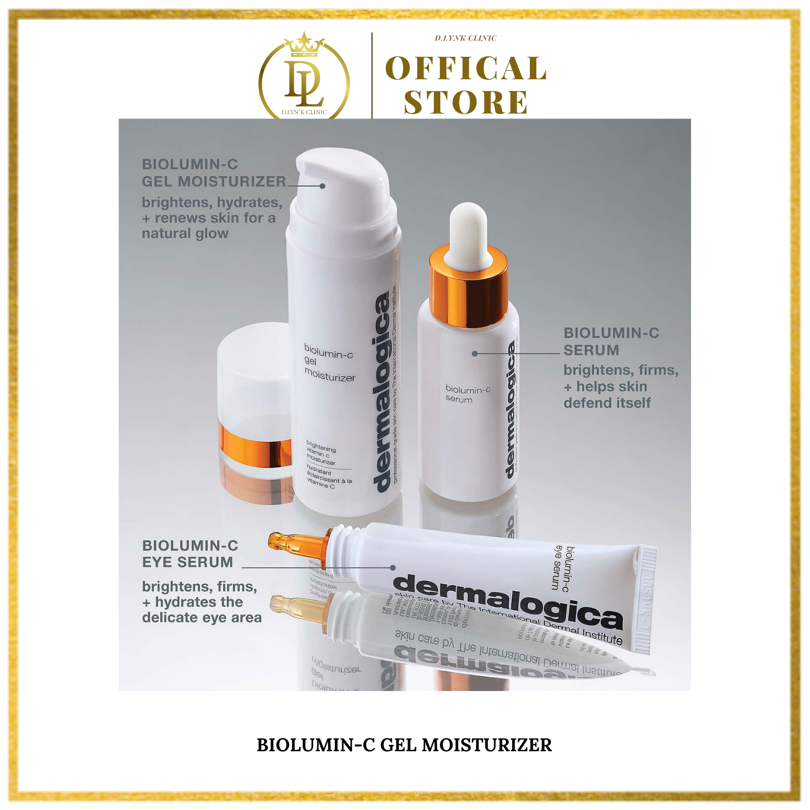 Tinh chất giảm thâm, ngăn ngừa mụn và sáng đều màu da Dermalogica BIOLUMIN-C GEL MOISTURIZER 50ml