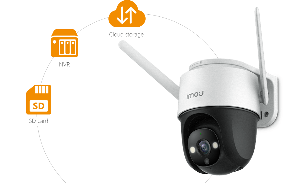 Camera IP Wifi Ngoài trời PTZ 2.0MP IMOU S22FP, Xoay 360 độ, Có màu ban đêm, Đàm thoại 2 chiều - Hàng chính hãng