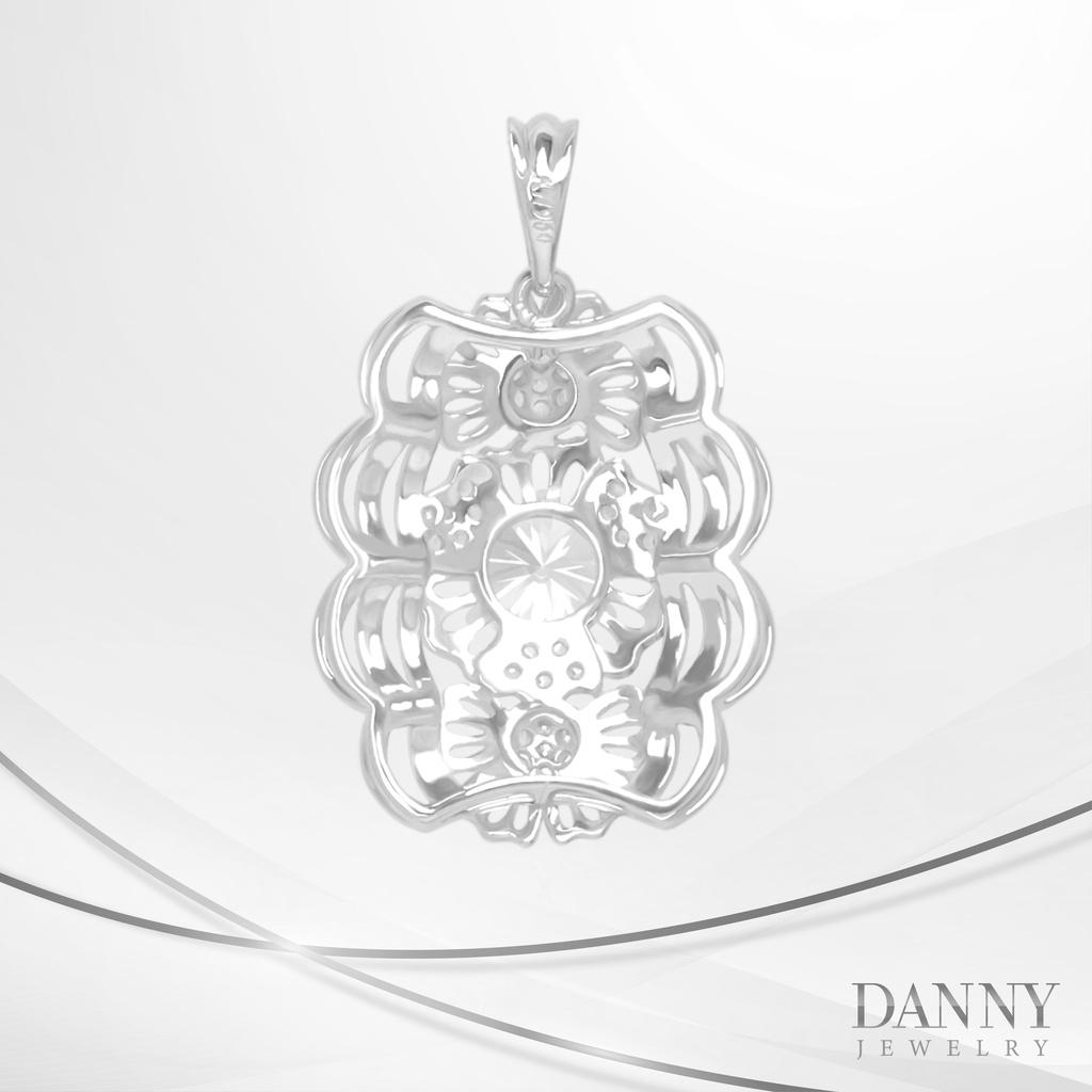 Mặt Dây Chuyền Nữ Bạc 925 Danny Jewelry Xi Bạch Kim DI4GZ003