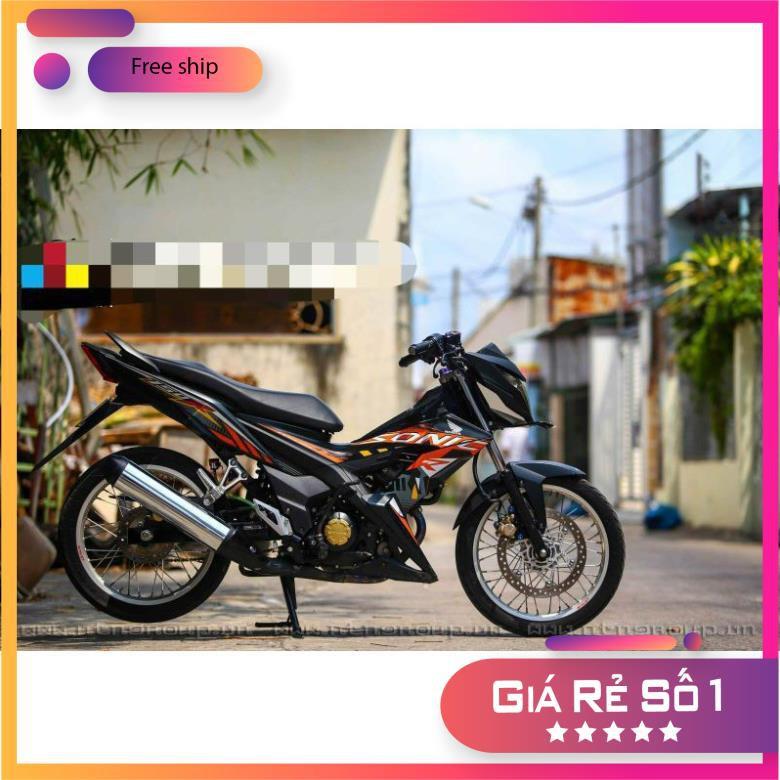 Tem rời dành cho SONIC 150 ĐEN CAM