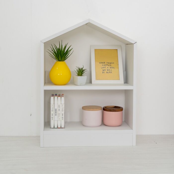 SB Furniture, Looms, Jaycee-D Multi-Purpose Shelf, White Color, W45xD19xH60 cm.