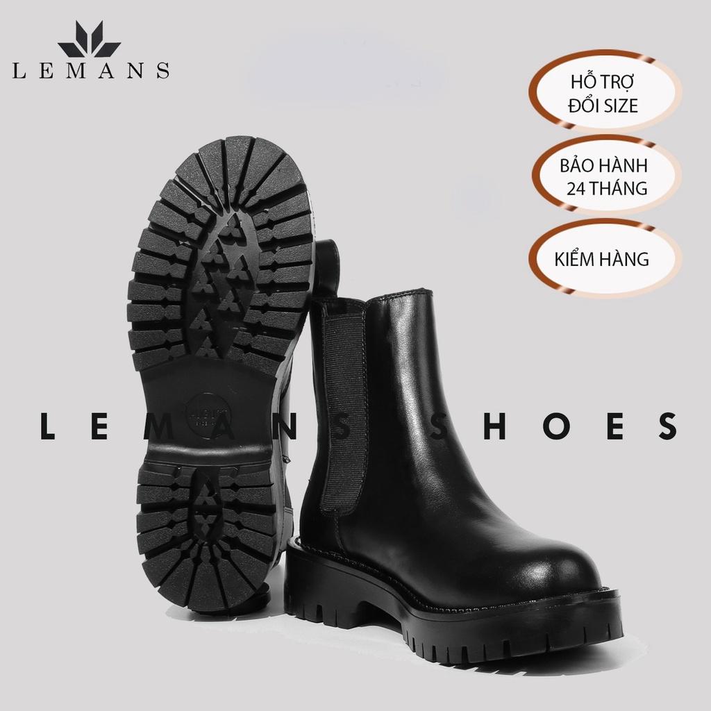 [HADES CHUNKY CHELSEA] Boots LeMans CHK02 Giày da Chelsea Boots đế Chunky, đế chunky, bảo hành 12-24 tháng