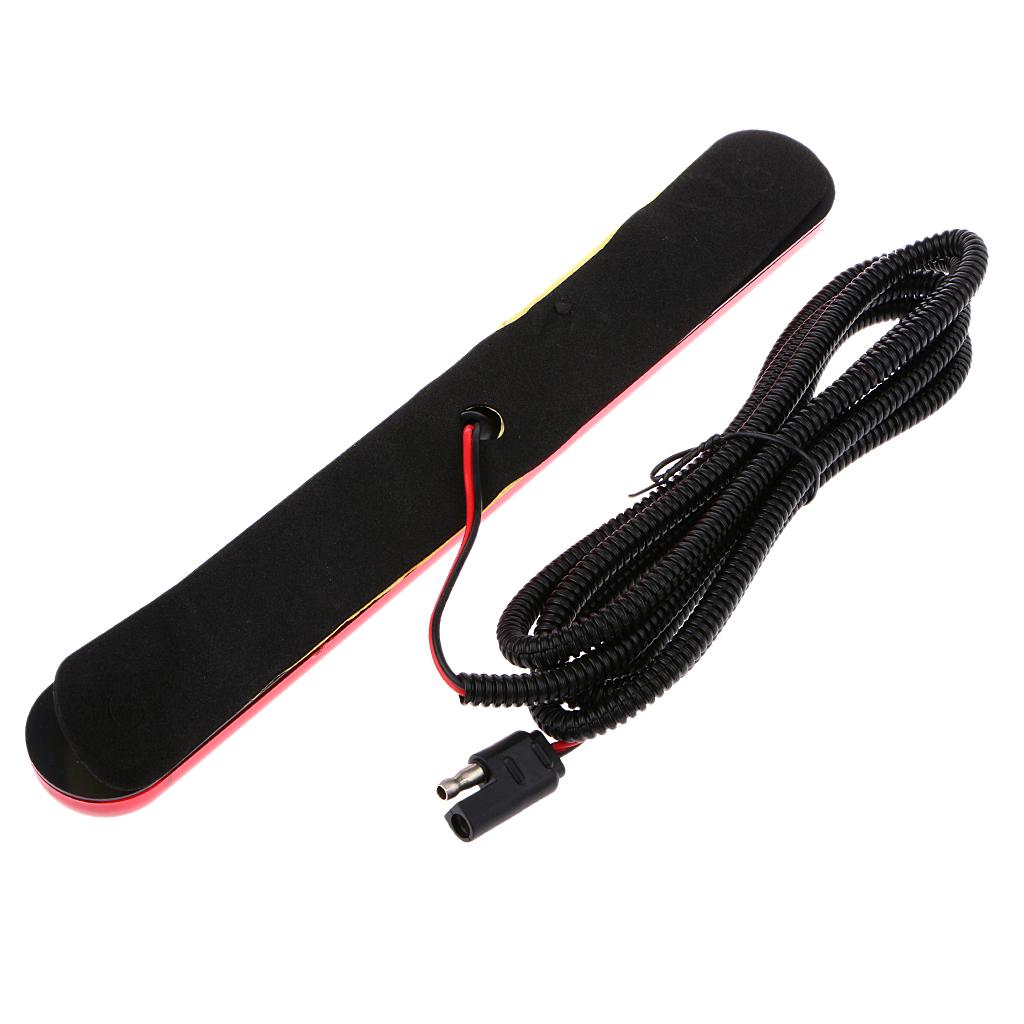 Red 24 LED 12V Car High Mount Third 3RD Brake Stop Tail Light Lamp Plastic